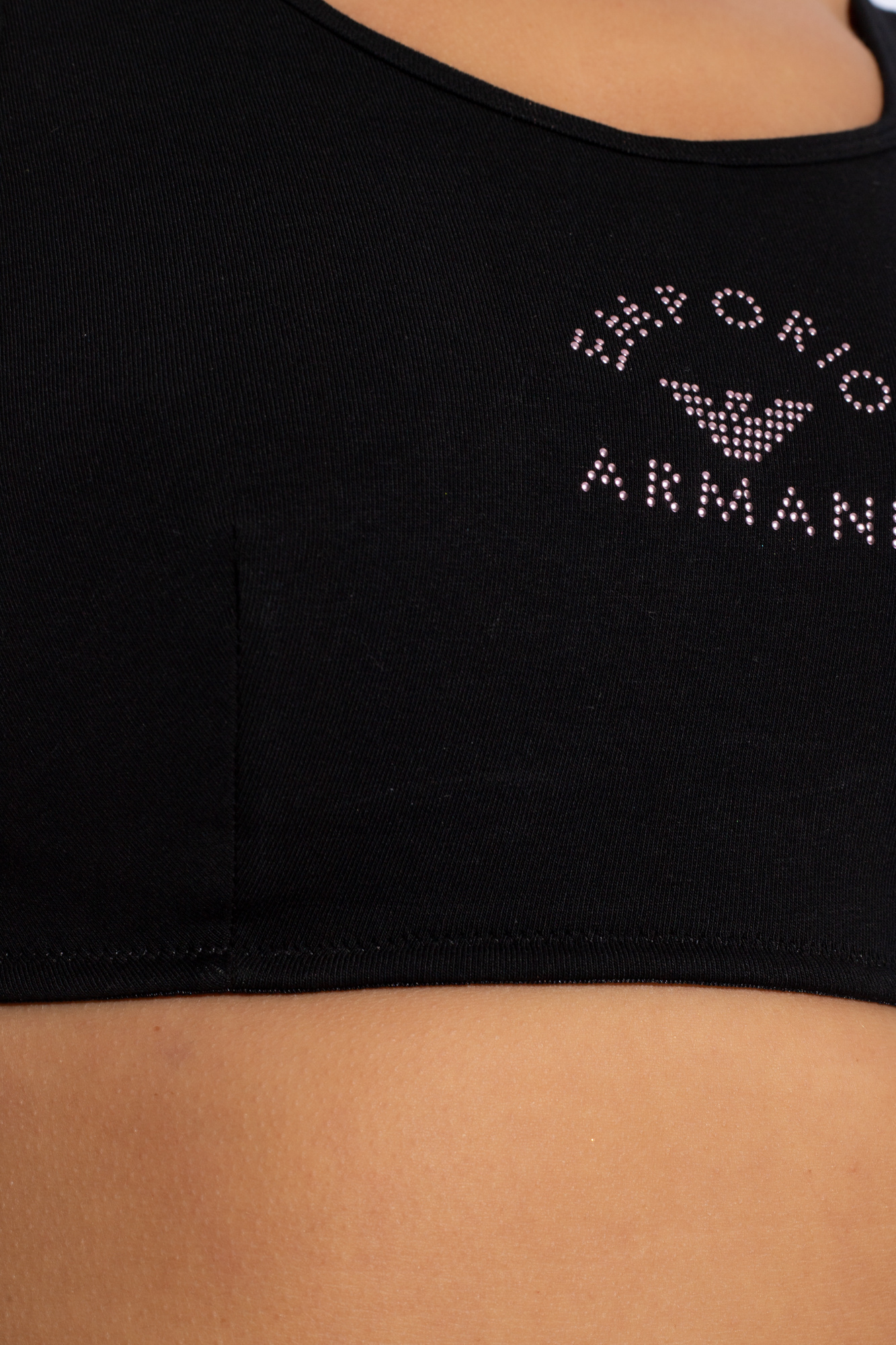 Black Lingerie top from the 'Sustainability' collection